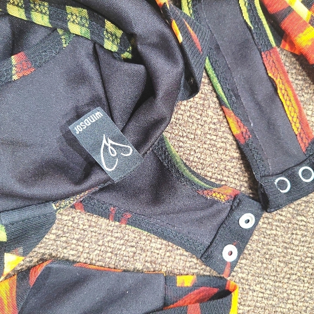 Sexy Windsor Deep Plunge Monokini Tropical Print Small Bodysuit Vacation Summer - Picture 8 of 8